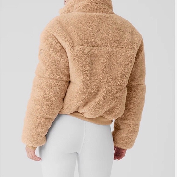 NWOT ALO  Tan Sherpa Jacket - Picture 3 of 11